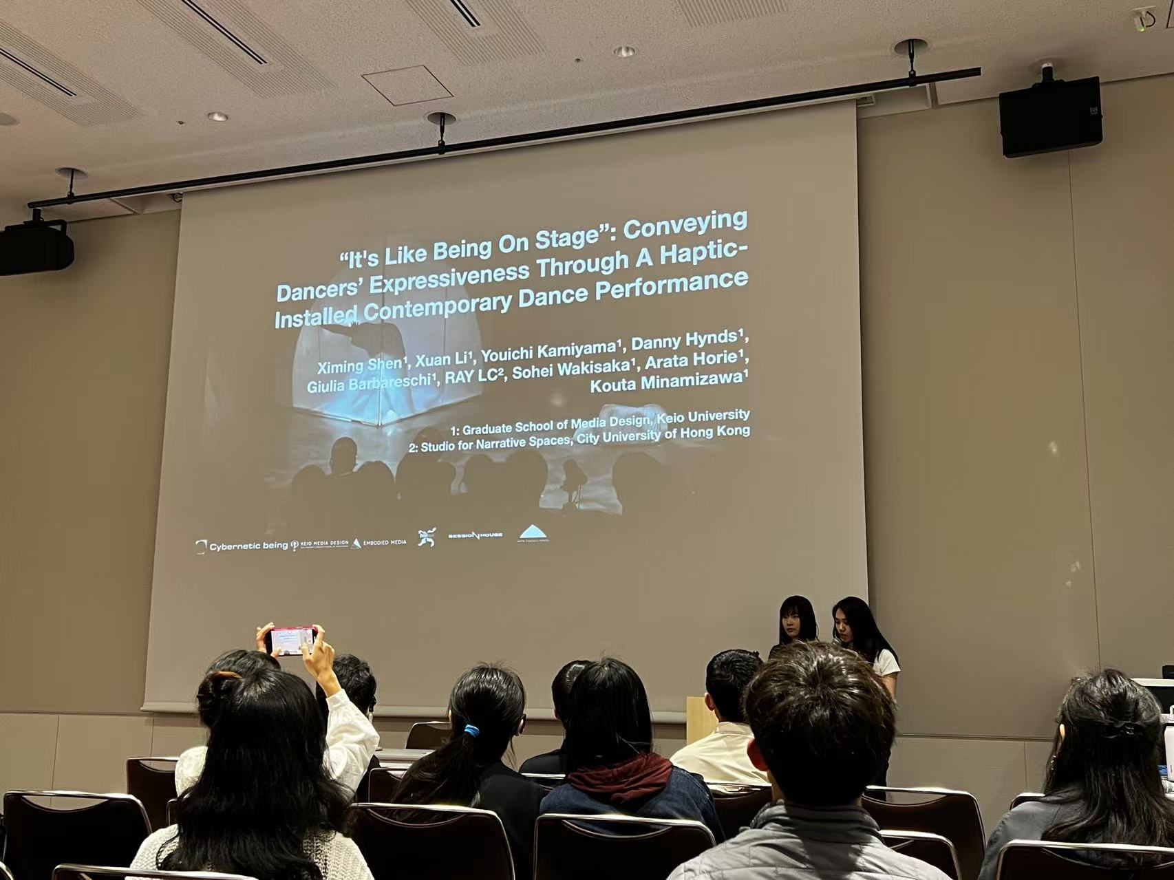 An insightful presentation on &lsquo;Conveying Dancers’ Expressiveness Through A Haptic-Installed Contemporary Dance Performance&rsquo;.